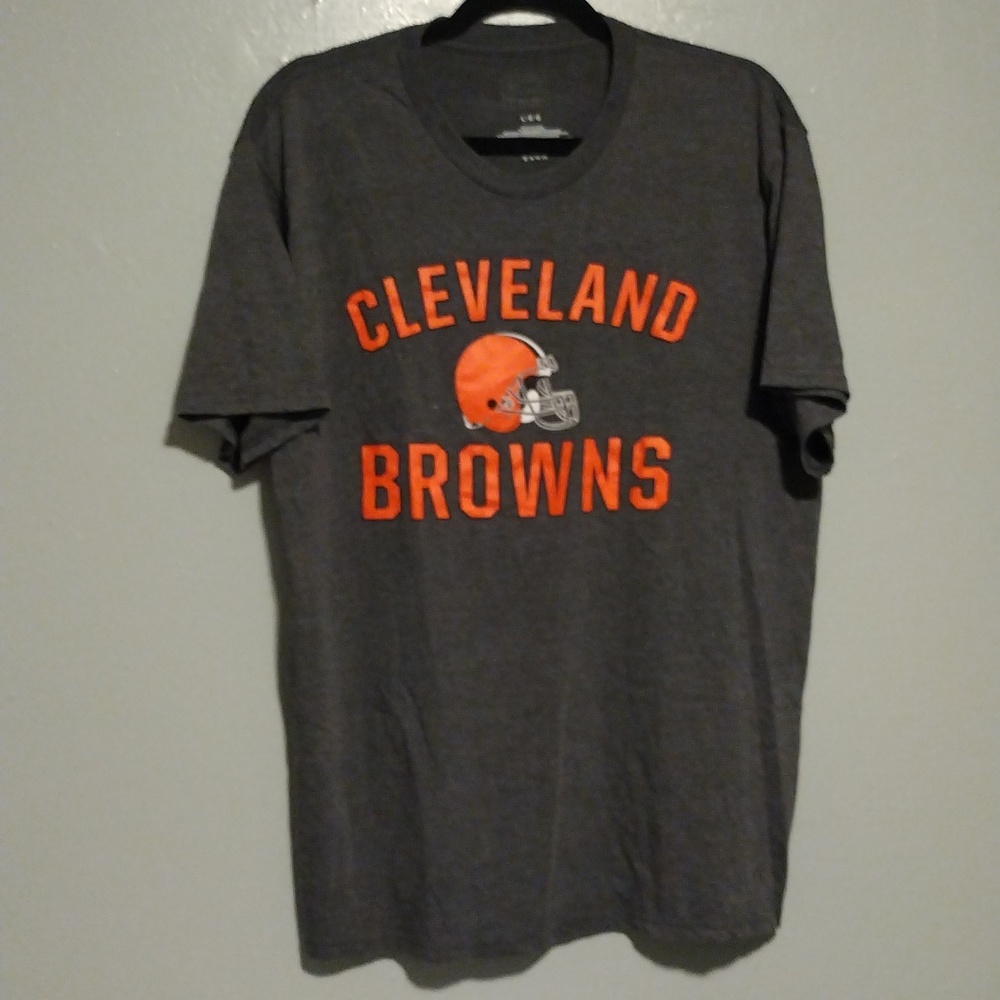Cleveland Browns unisex gray T size L